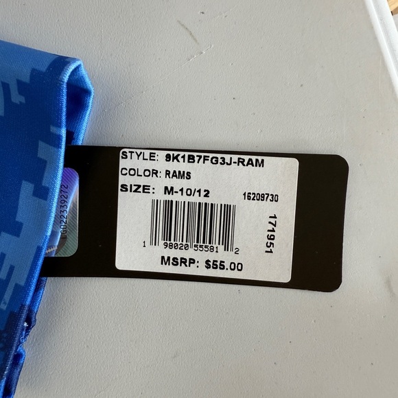 NWT NFL Los Angeles Rams Youth Blue Hoodie Sweatshirt Size Medium 10/12 - Picture 7 of 7